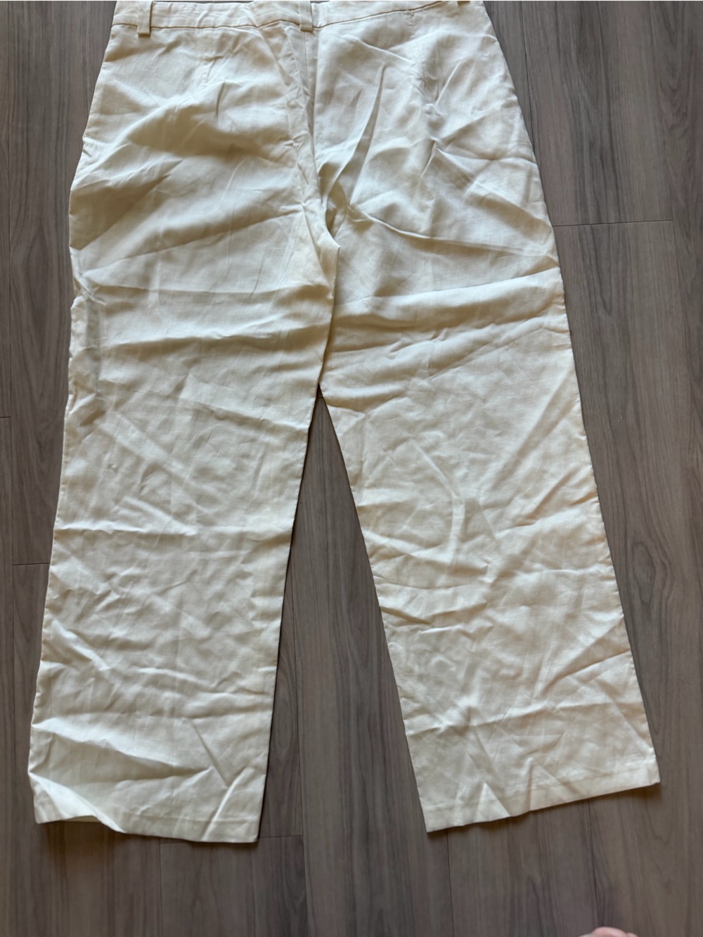 Zara Cream Tailored Wide Leg Trousers NWT - Picture 5 of 5